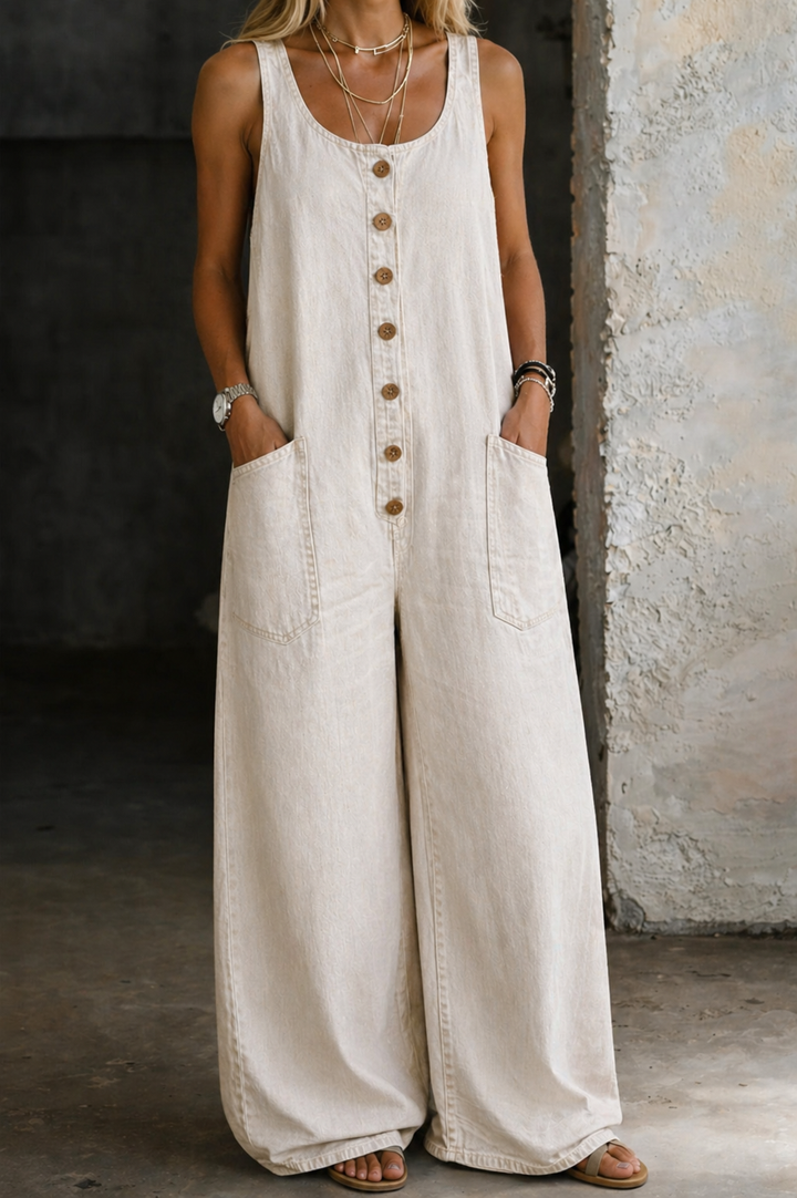 Andrea - Vintage Baumwoll-Latzhose