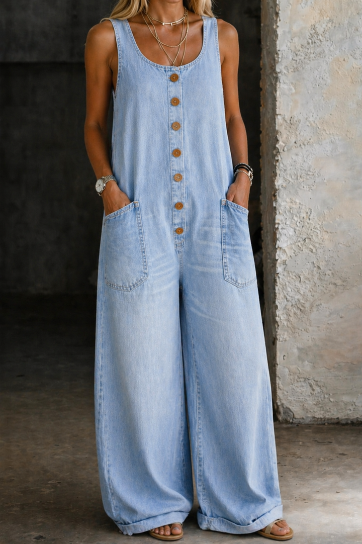 Andrea - Vintage Baumwoll-Latzhose