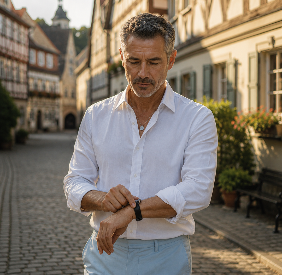 Samuel™ | Luftiges Hemd mit offenem Kragen