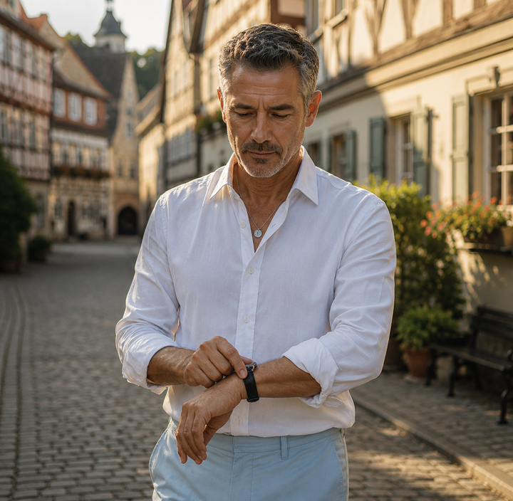 Samuel™ | Luftiges Hemd mit offenem Kragen