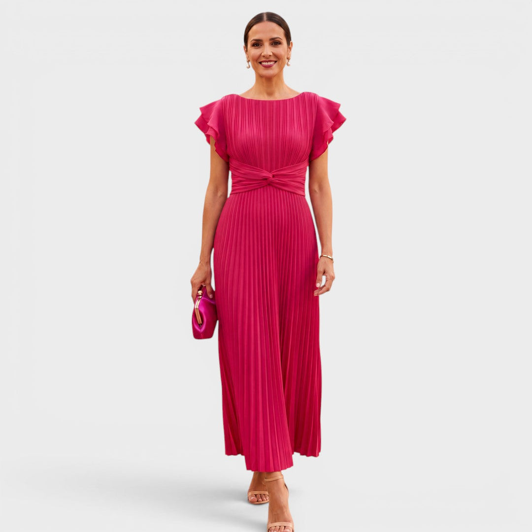 Lucienne | Elegantes Plissee-Maxikleid
