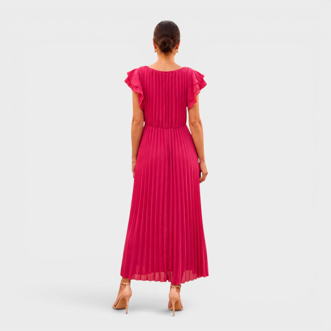 Lucienne | Elegantes Plissee-Maxikleid