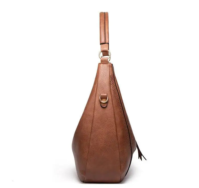 Michelle | Lässige Lederhandtasche