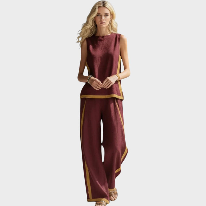 Leila | Elegantes Leinen-Set