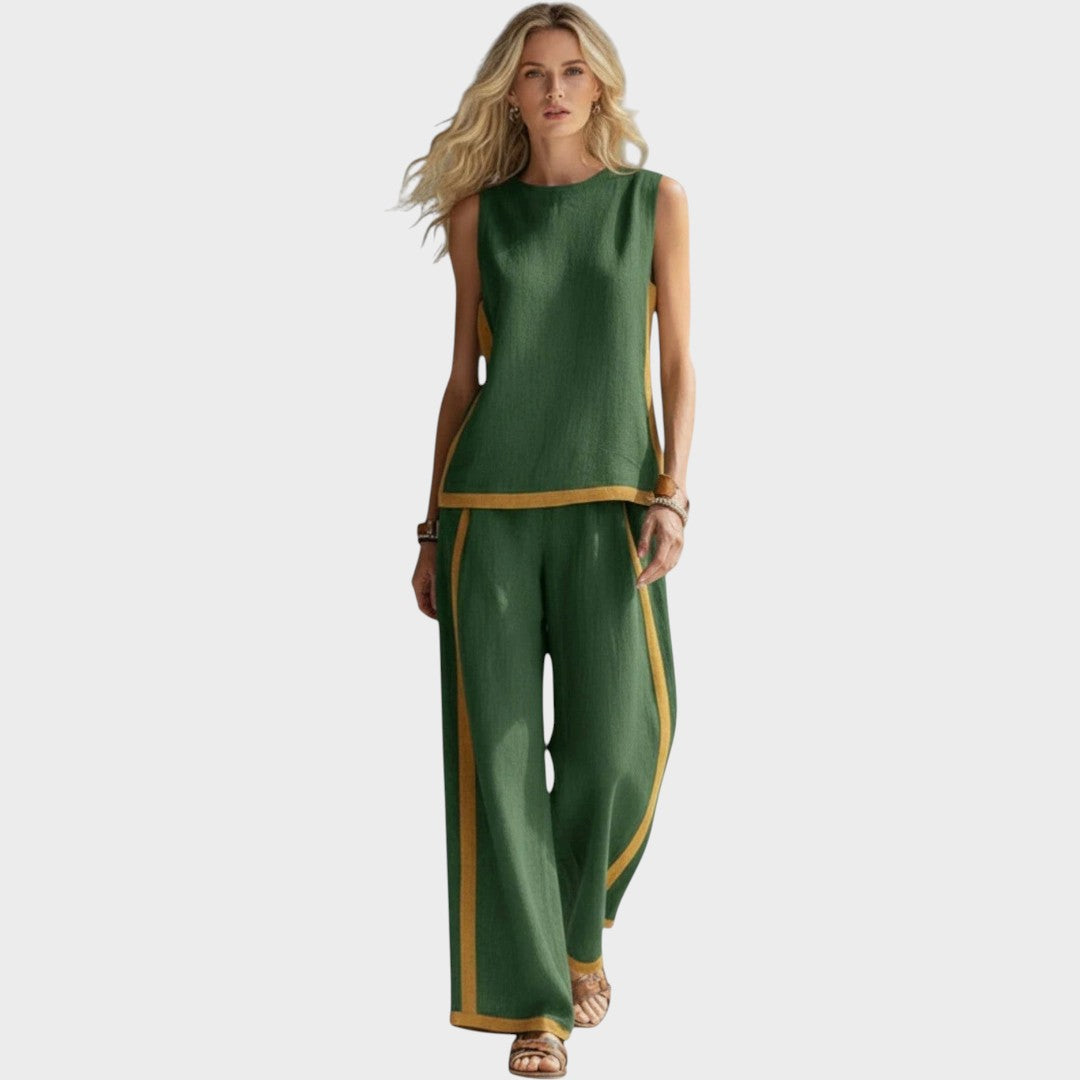 Leila | Elegantes Leinen-Set