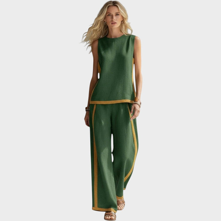 Leila | Elegantes Leinen-Set
