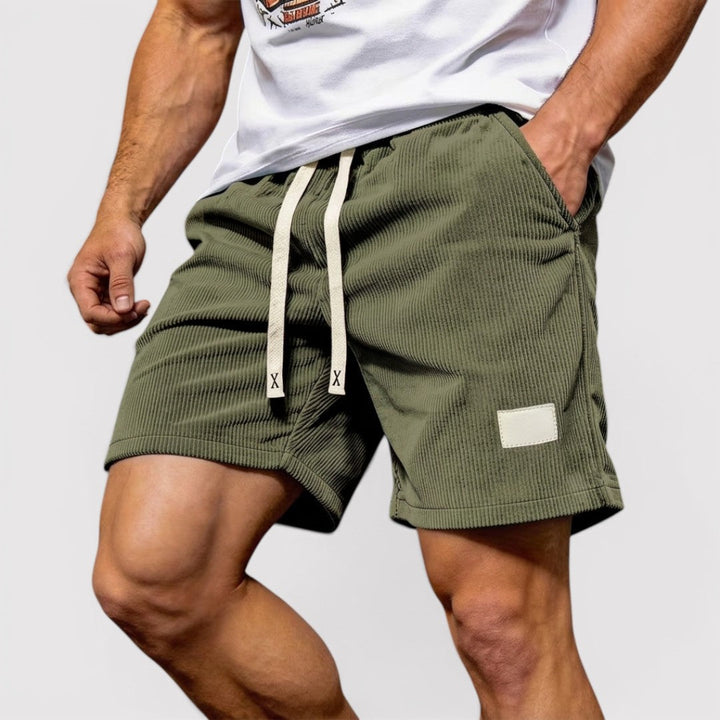 Gerrit™ | Strukturierte Shorts mit Kordelzugbund