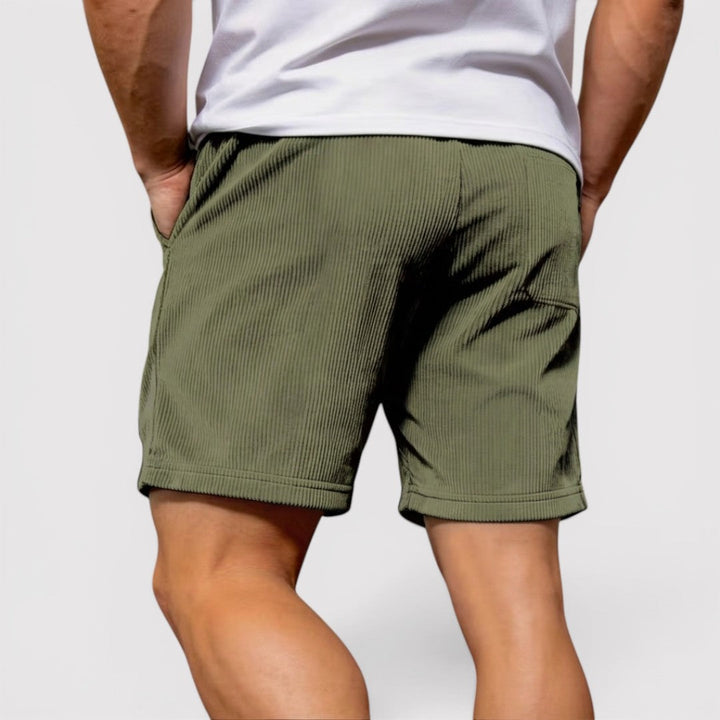Gerrit™ | Strukturierte Shorts mit Kordelzugbund