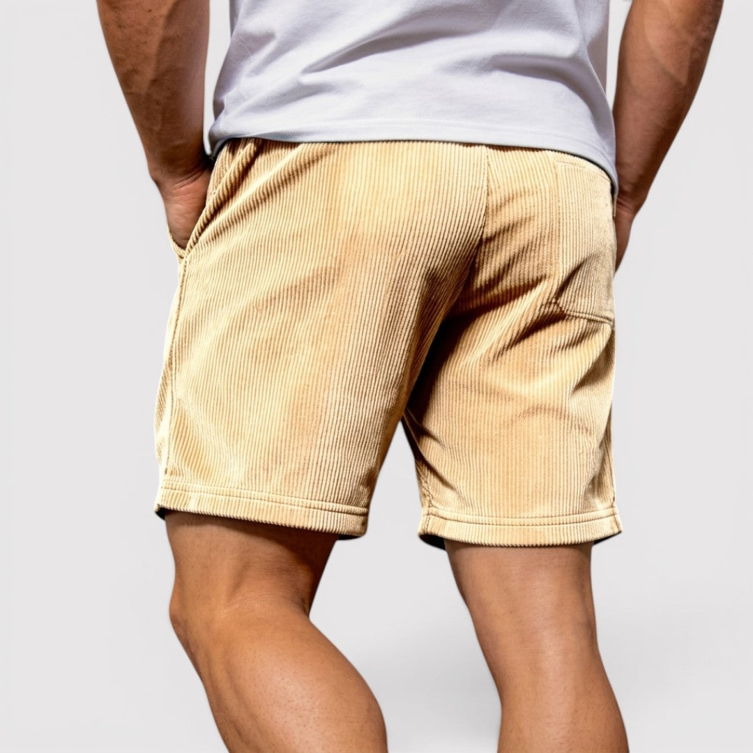 Gerrit™ | Strukturierte Shorts mit Kordelzugbund