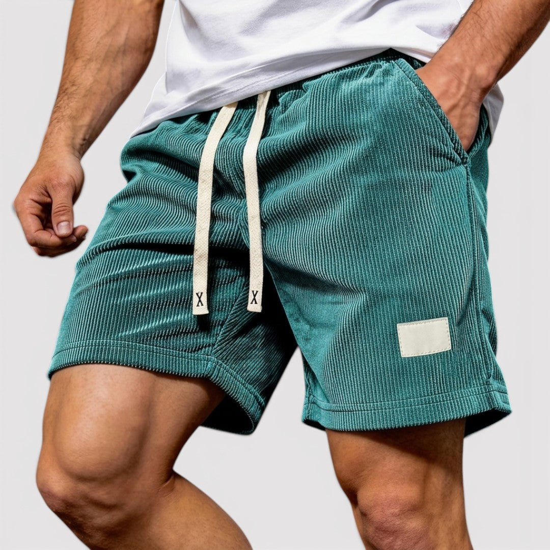Gerrit™ | Strukturierte Shorts mit Kordelzugbund