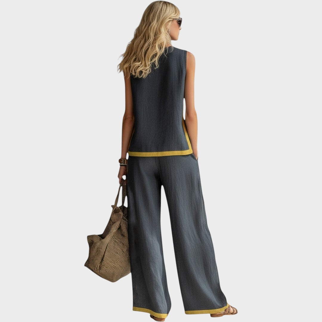 Leila | Elegantes Leinen-Set