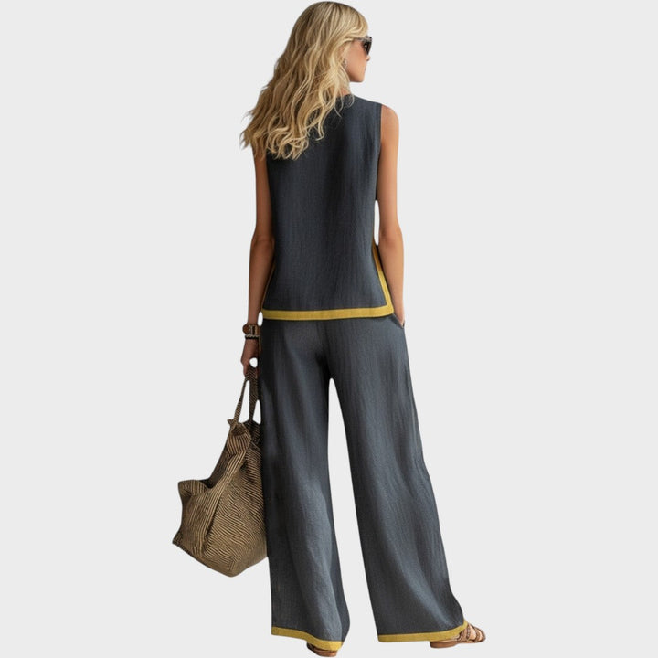 Leila | Elegantes Leinen-Set