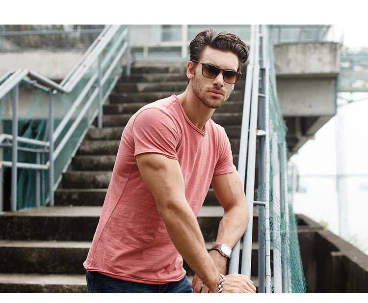 Colin™ | Rundhals T-Shirt mit Kurzarm