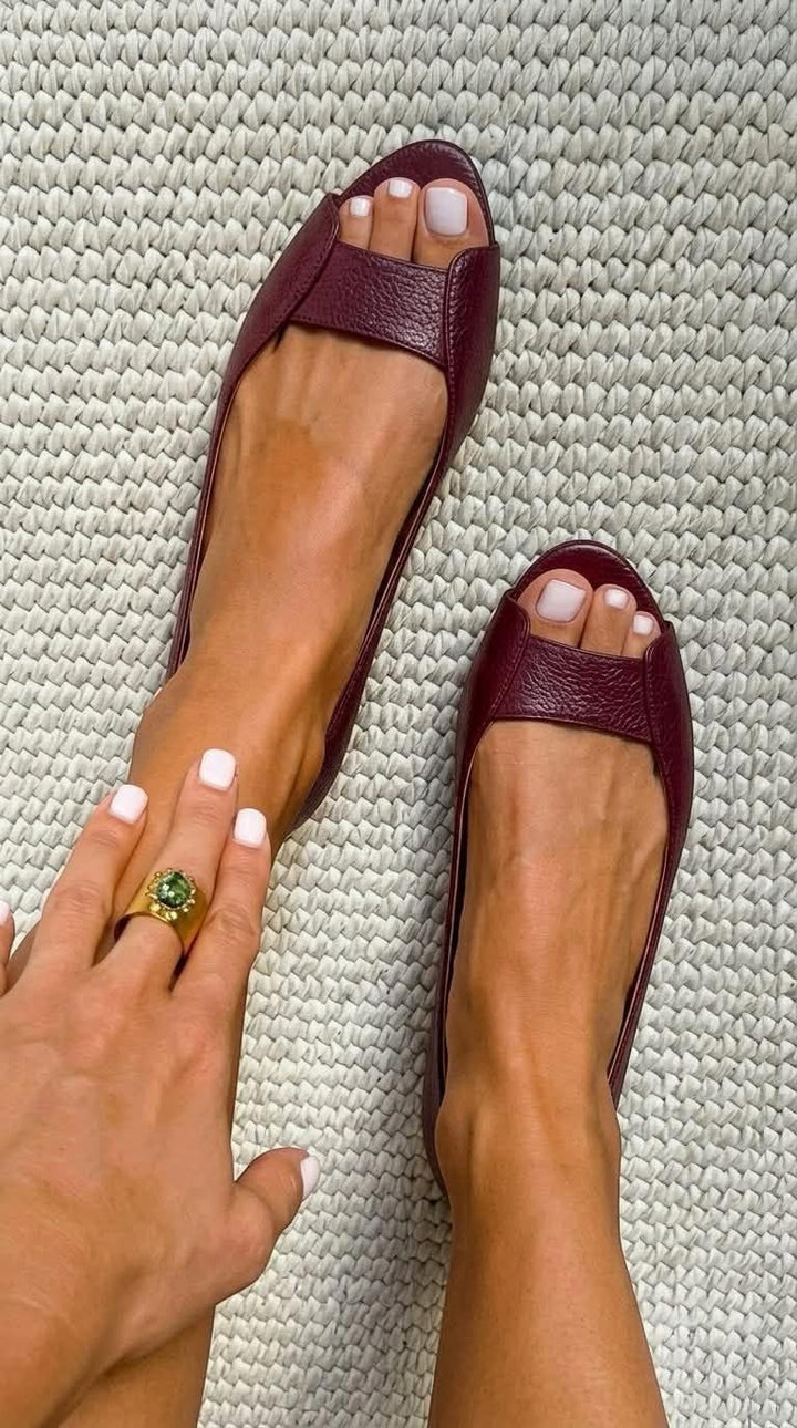Adelina | Goldene Komfortsandalen
