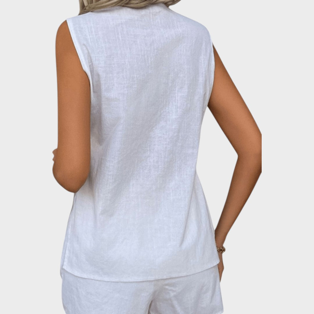Loren | Weste und Shorts Set