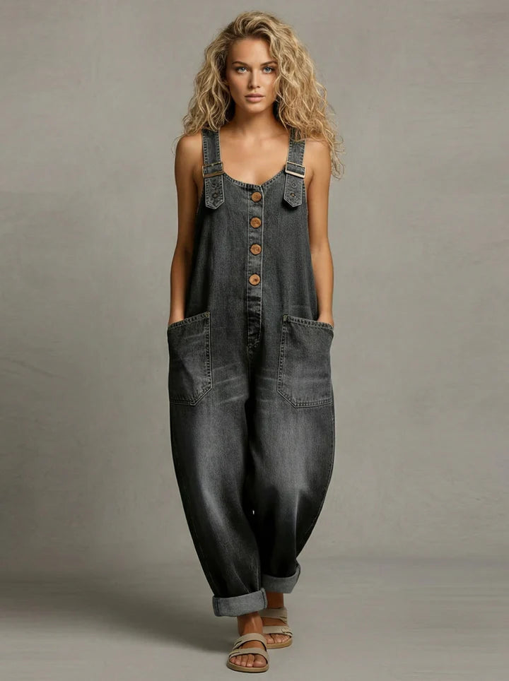 Adelheid - Stylische Jeanskombination mit Taschen