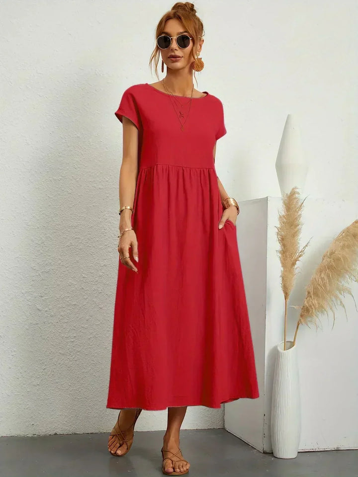 Ursina | Fluid Midi Kleid