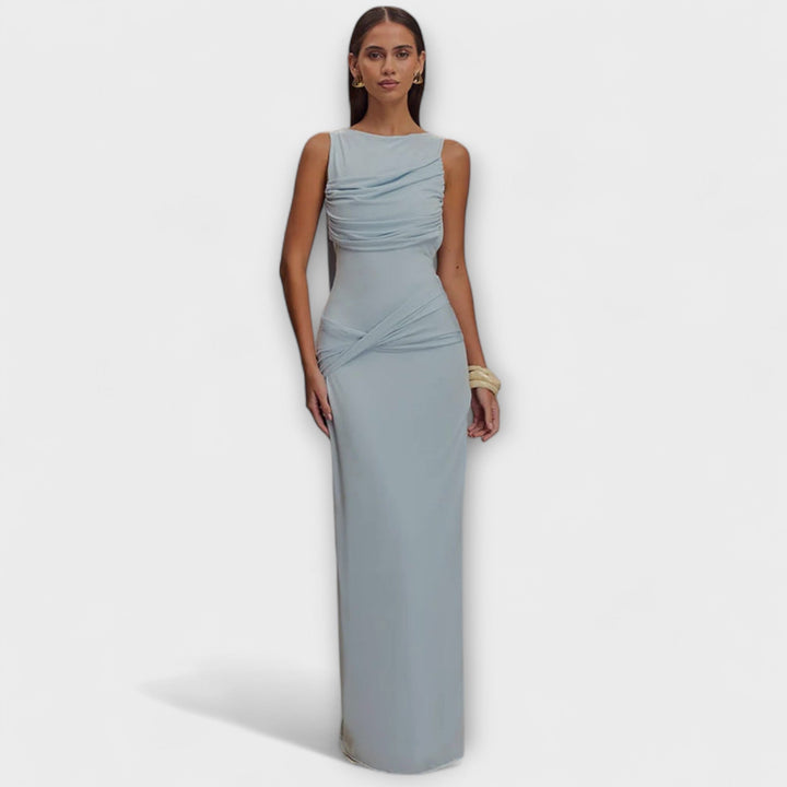 Rieke | Elegantes Maxikleid mit Hohem Schlitz