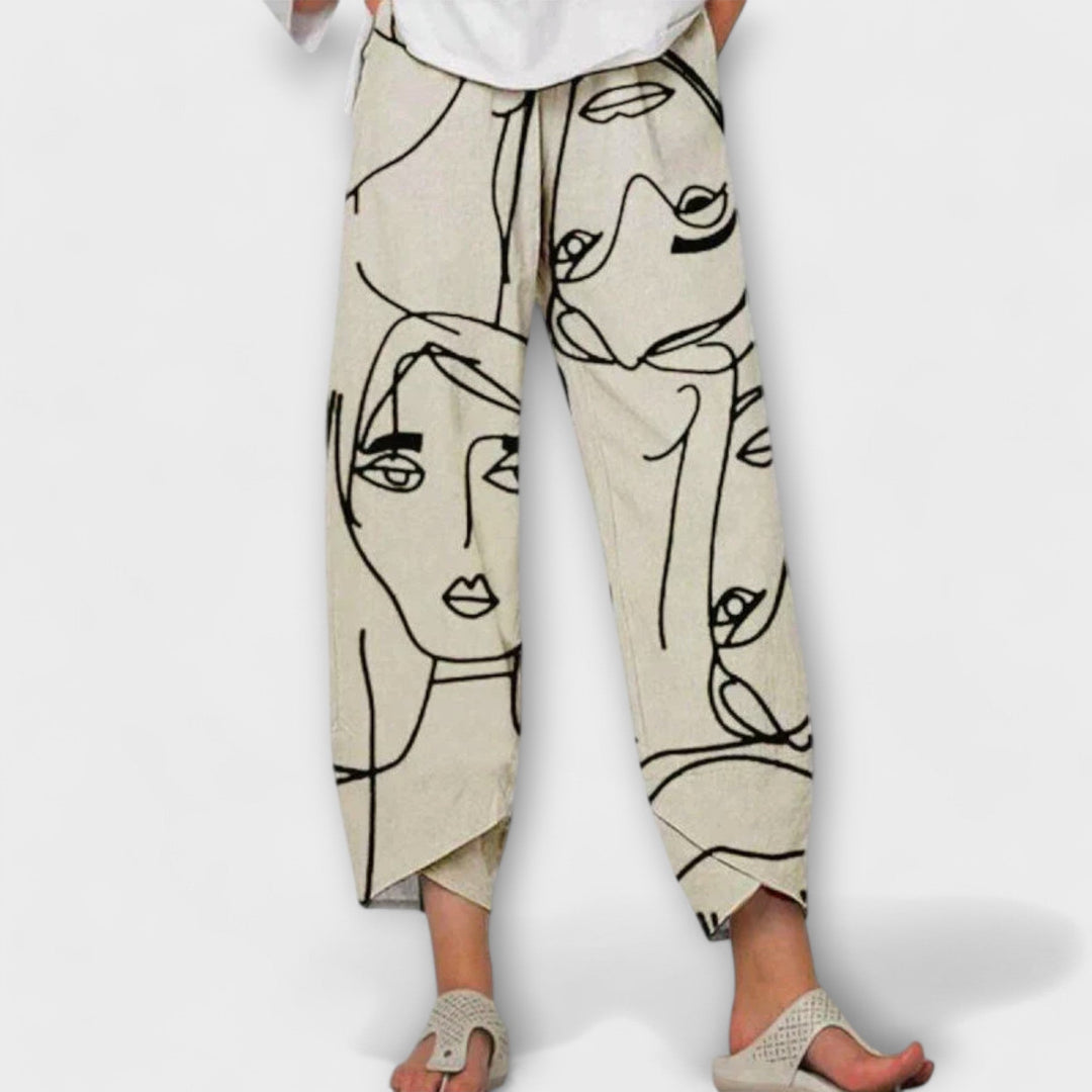Petra | Sommerhose in Beige für Damen