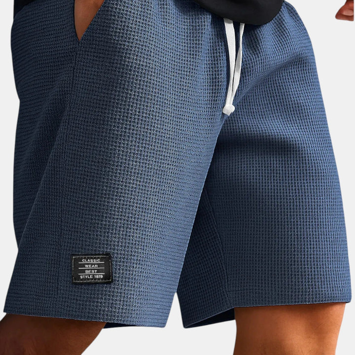 Veit™ | Wabenartige Shorts mit Kordelzug