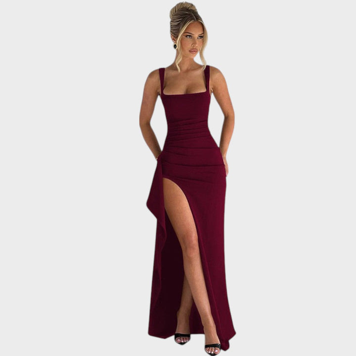 Zariani | Elegantes Maxikleid mit Offenem Rücken