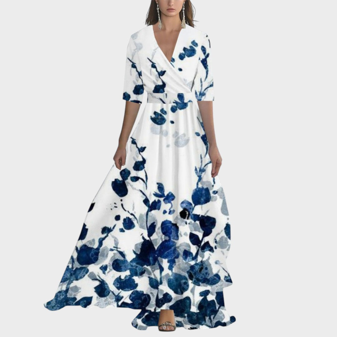 Helena | Maxikleid mit einem atemberaubenden Blumenmuster