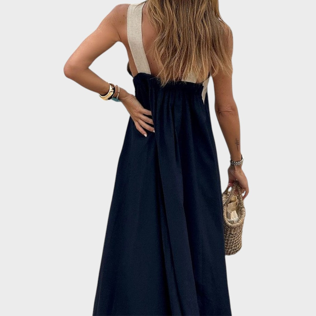 Sienna | Kleid mit Kreuz-Ausschnitt
