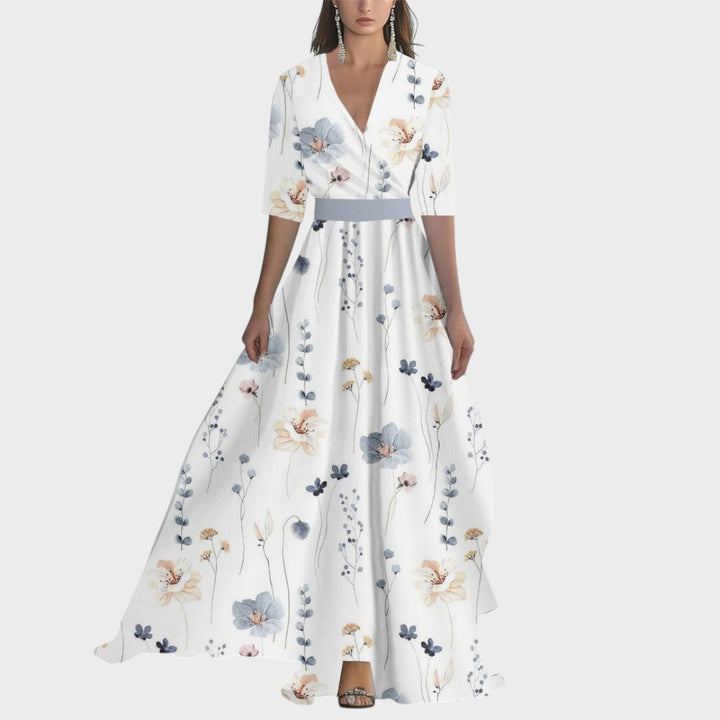 Helena | Maxikleid mit einem atemberaubenden Blumenmuster
