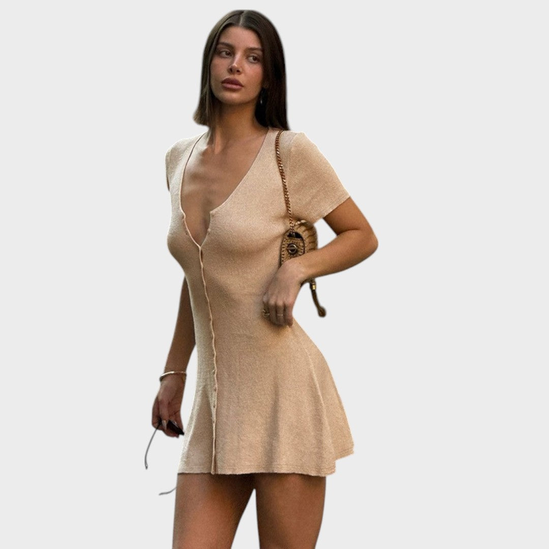 Francisca | Kurzes Strickkleid