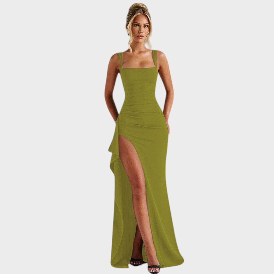 Zariani | Elegantes Maxikleid mit Offenem Rücken