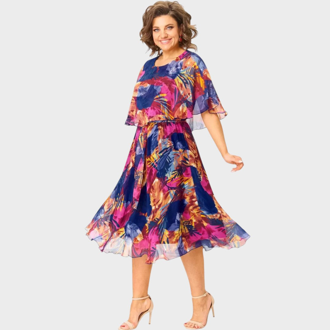 Alaya | Flexibles Kleid mit Rüschen