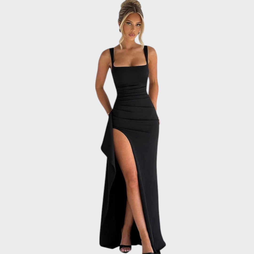 Zariani | Elegantes Maxikleid mit Offenem Rücken
