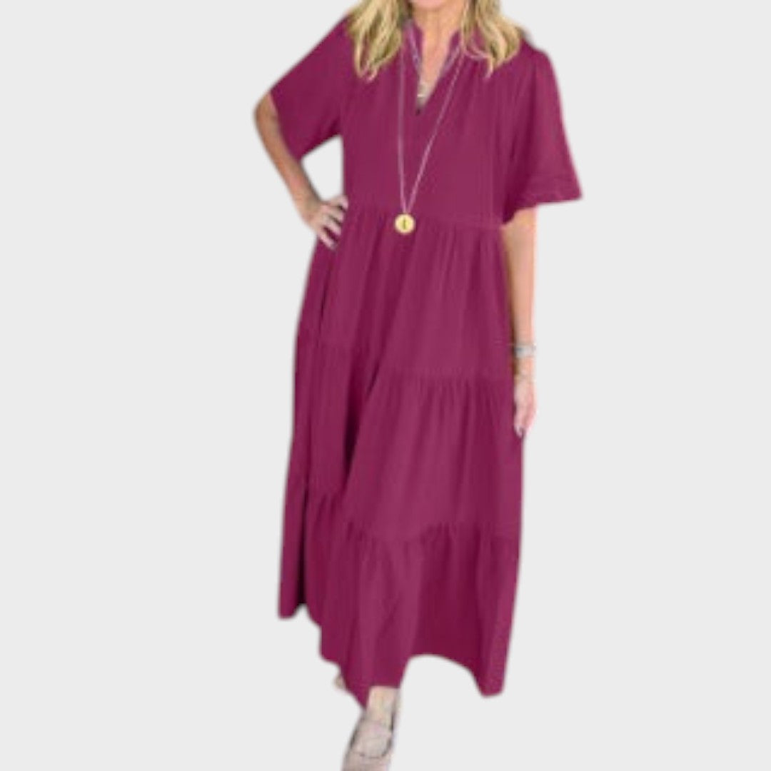 Magnolia | Fluid Maxi-Kleid