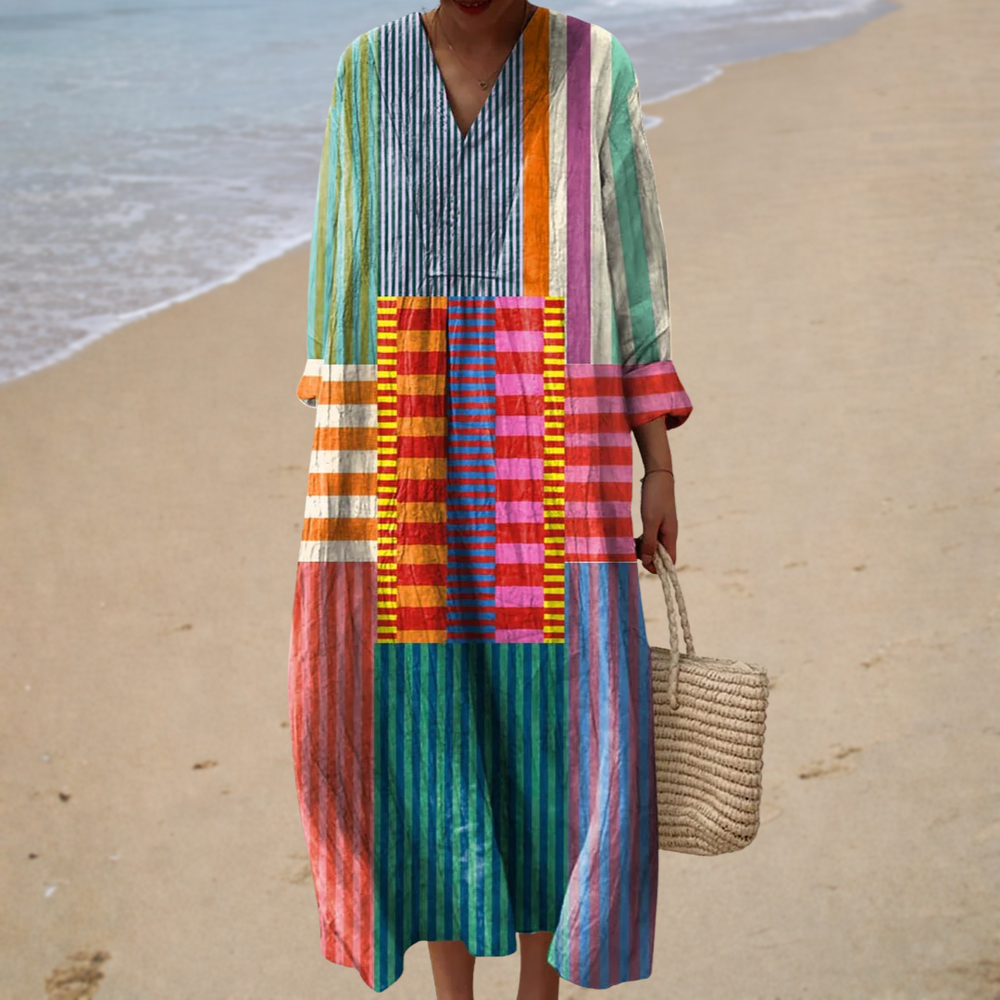 Birte | Sommerkleid mit Print für Damen