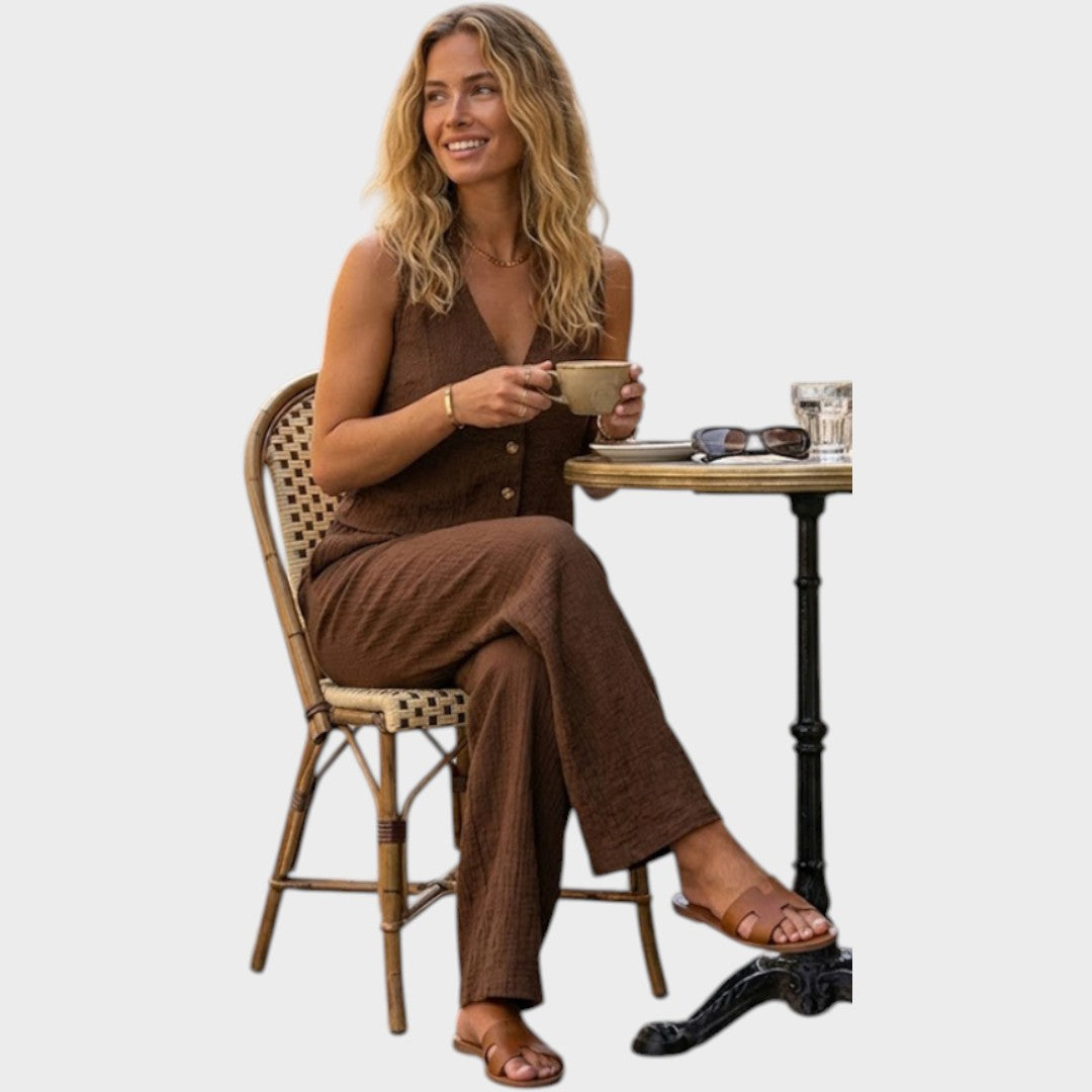 Vivette | Elegantes Hosen- und Top-Set