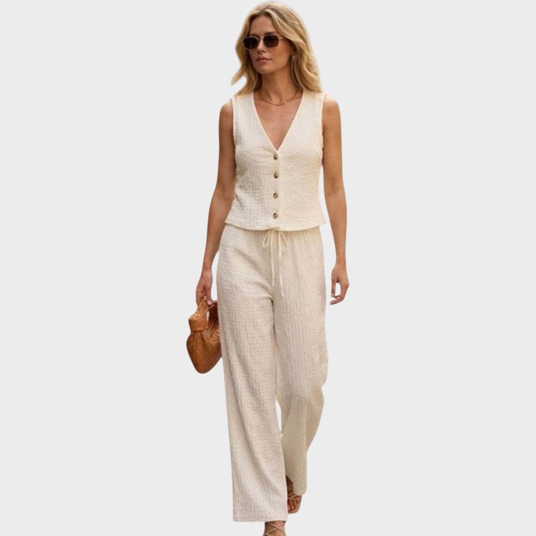 Vivette | Elegantes Hosen- und Top-Set