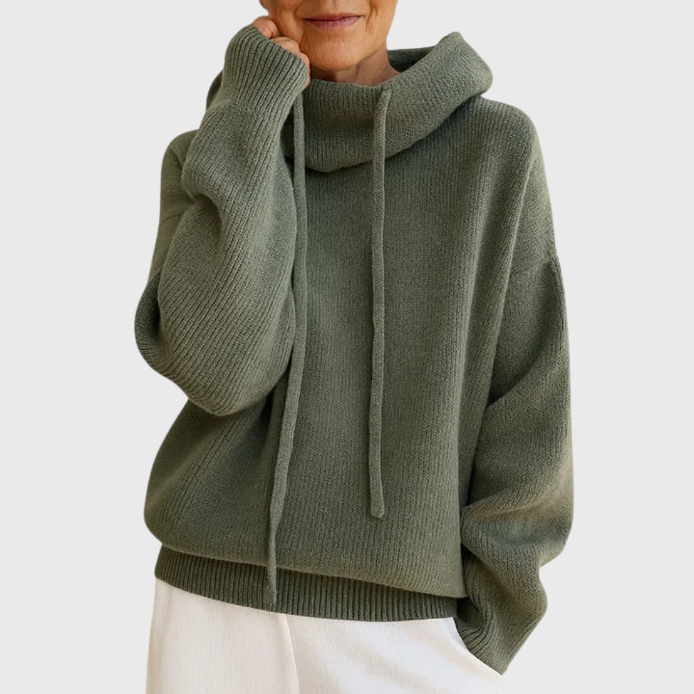 Érica | Basic Pullover mit Kapuze