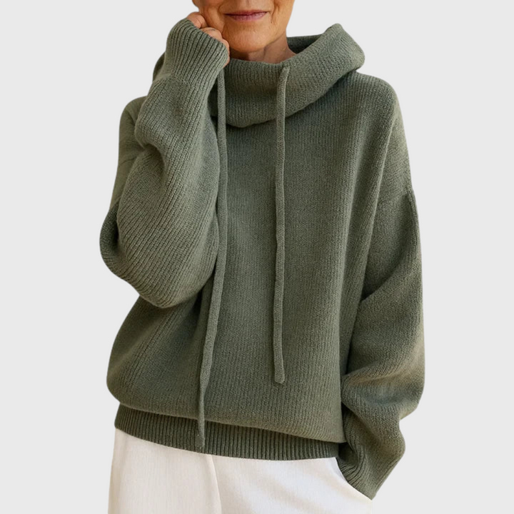 Érica | Basic Pullover mit Kapuze