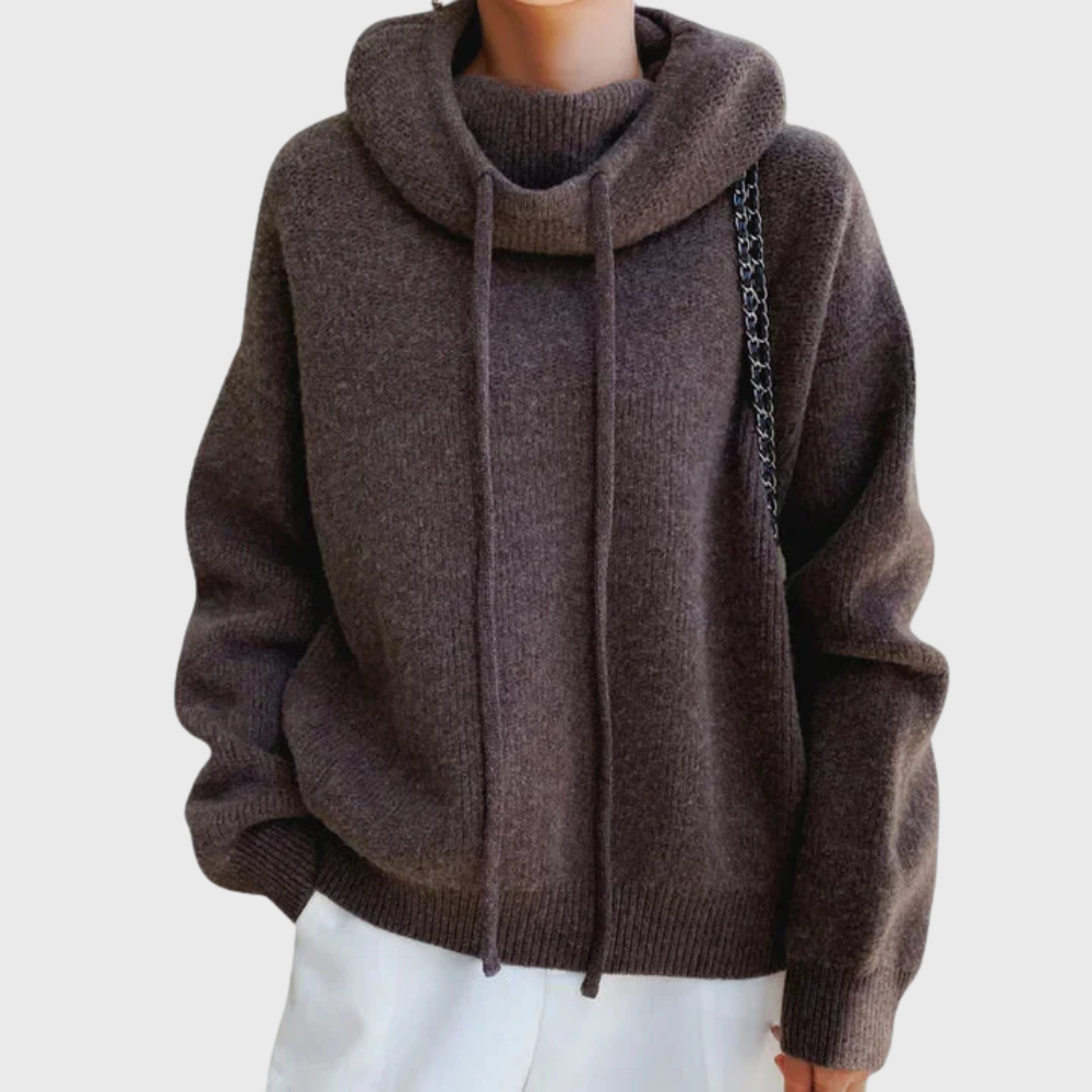 Érica | Basic Pullover mit Kapuze