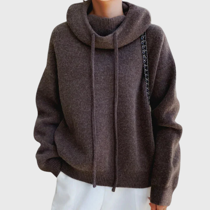 Érica | Basic Pullover mit Kapuze
