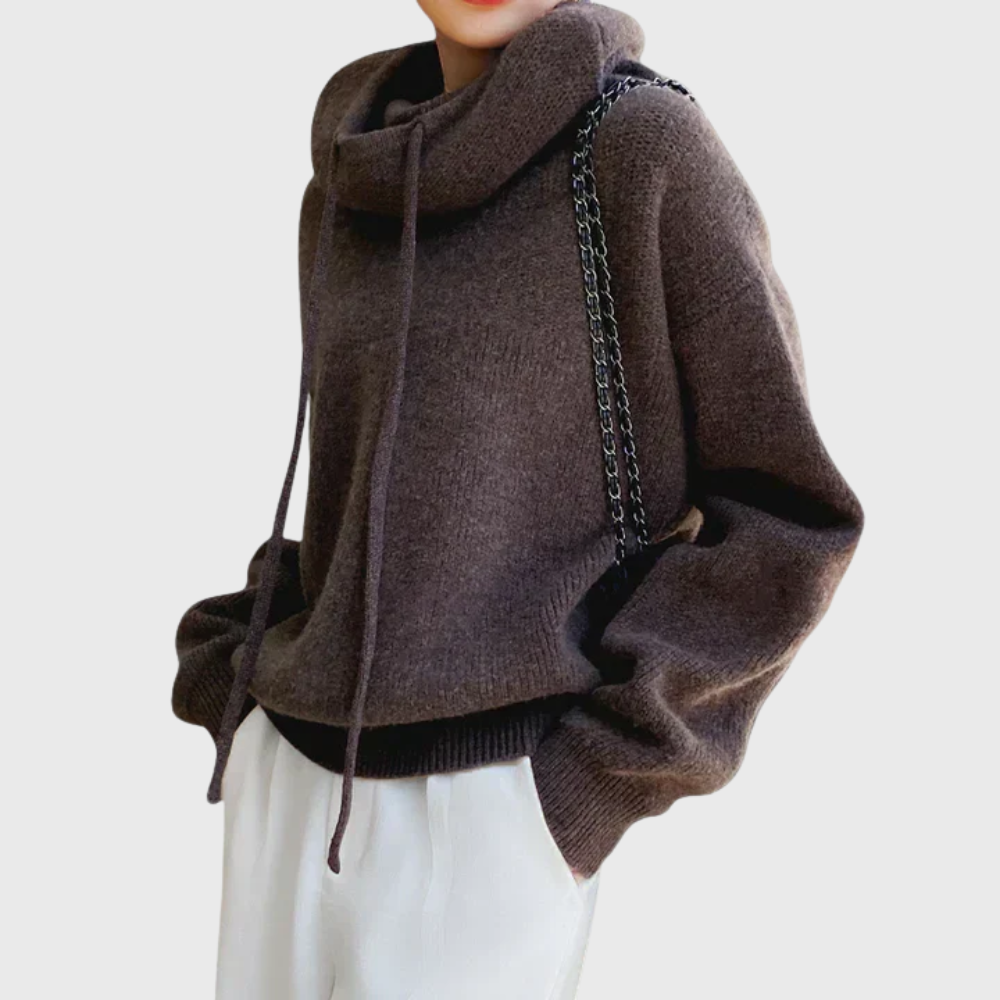 Érica | Basic Pullover mit Kapuze
