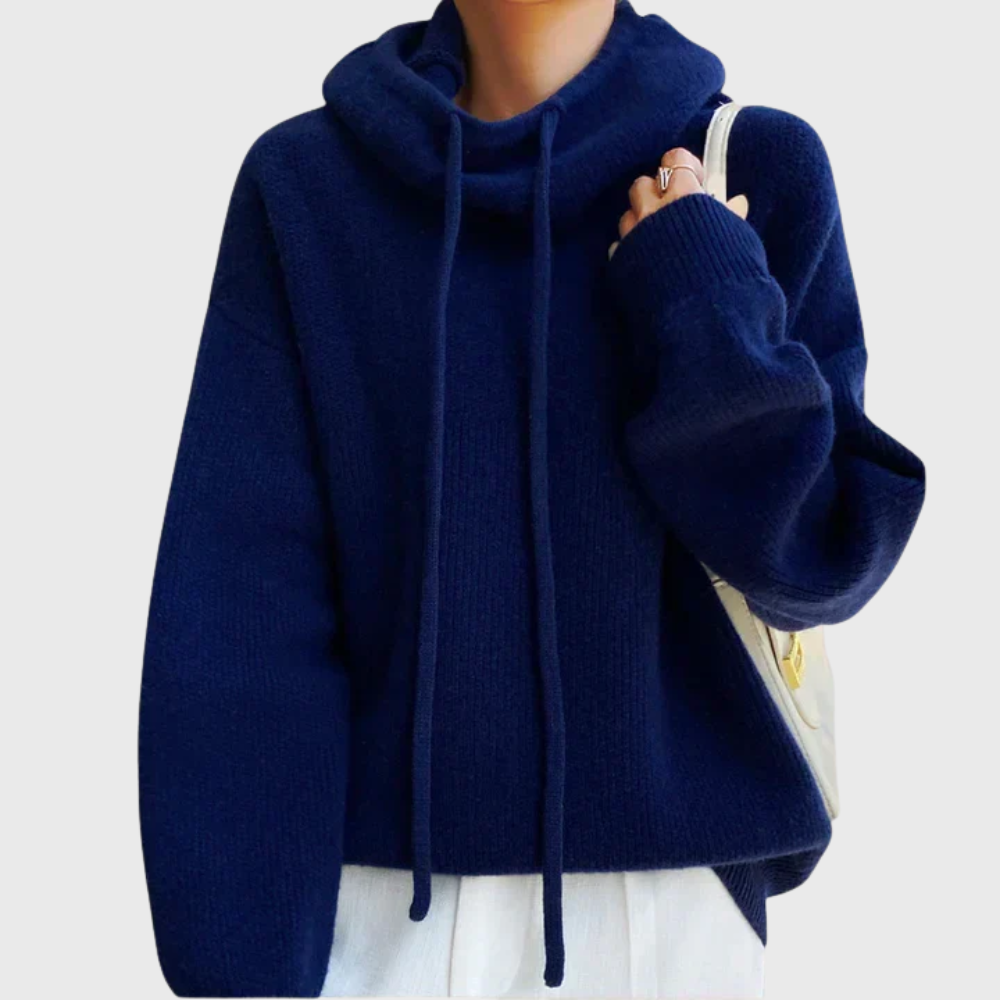 Érica | Basic Pullover mit Kapuze