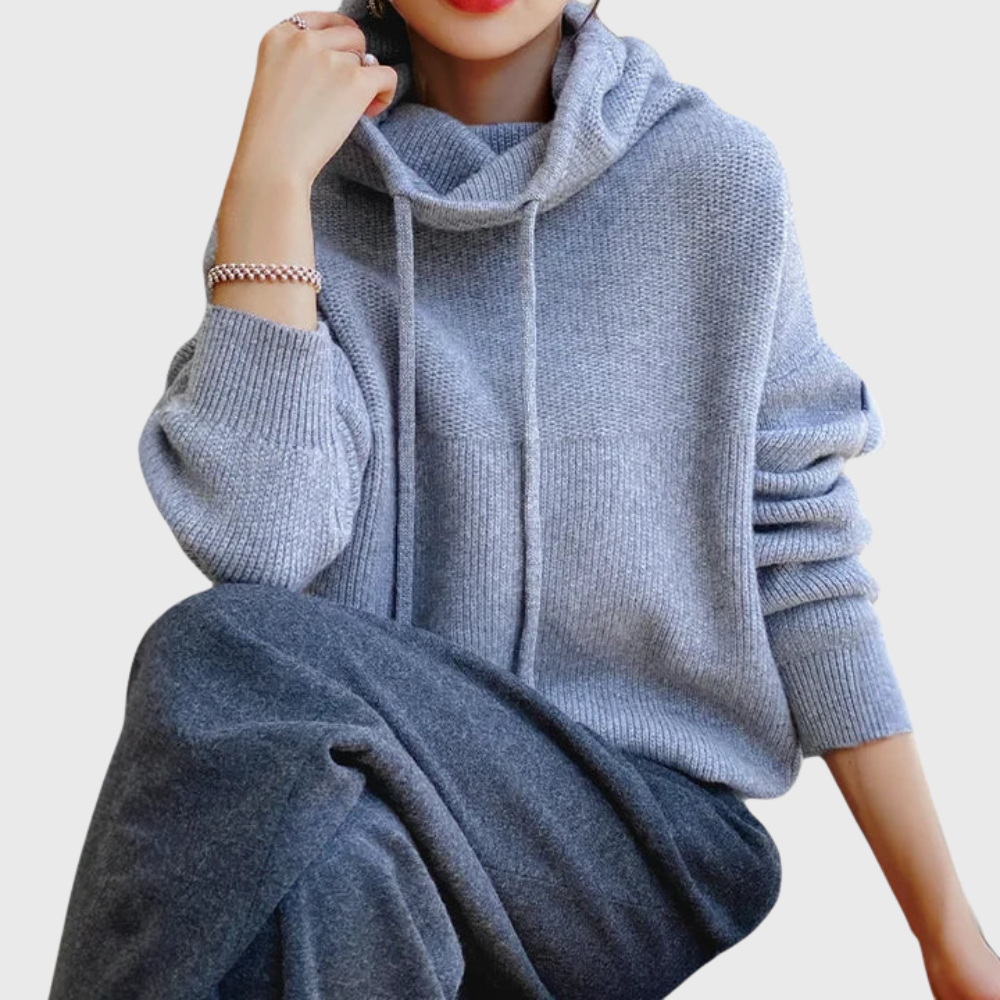 Érica | Basic Pullover mit Kapuze
