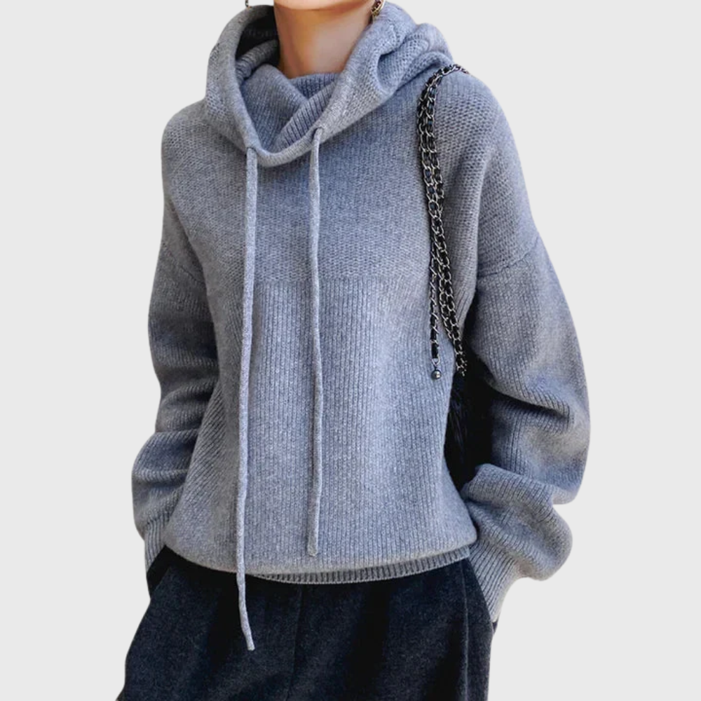 Érica | Basic Pullover mit Kapuze