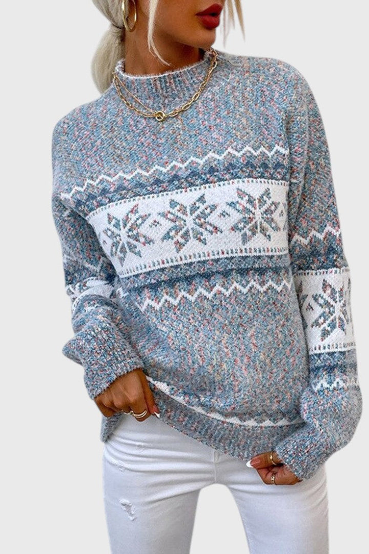 Emma | Pullover mit Schneeflockenmuster
