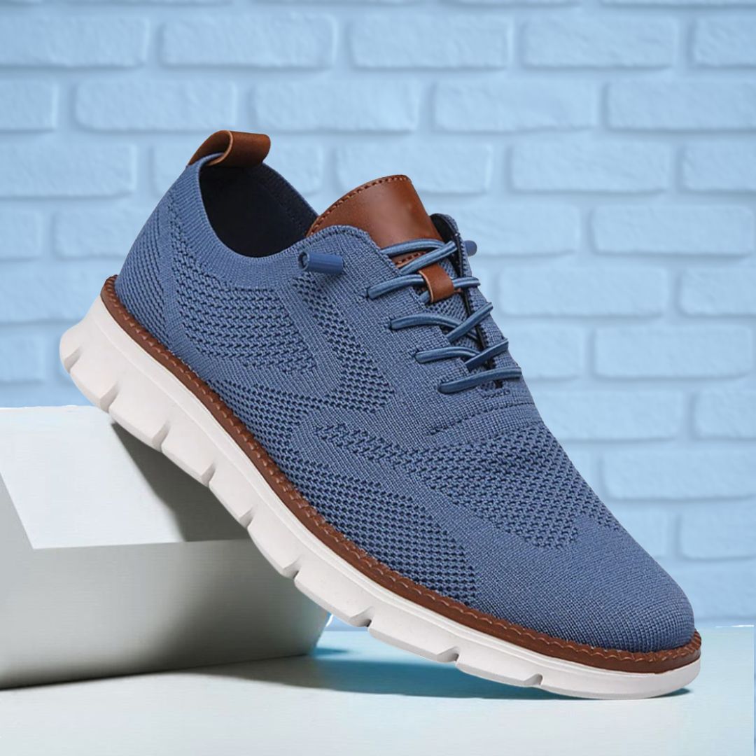 Florian™ | Leichter Sneaker Blau/Weiß