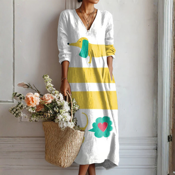 Lässiges Boho-Kleid für Damen
