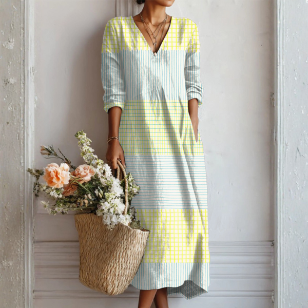 Lockeres Boho-Kleid für Damen