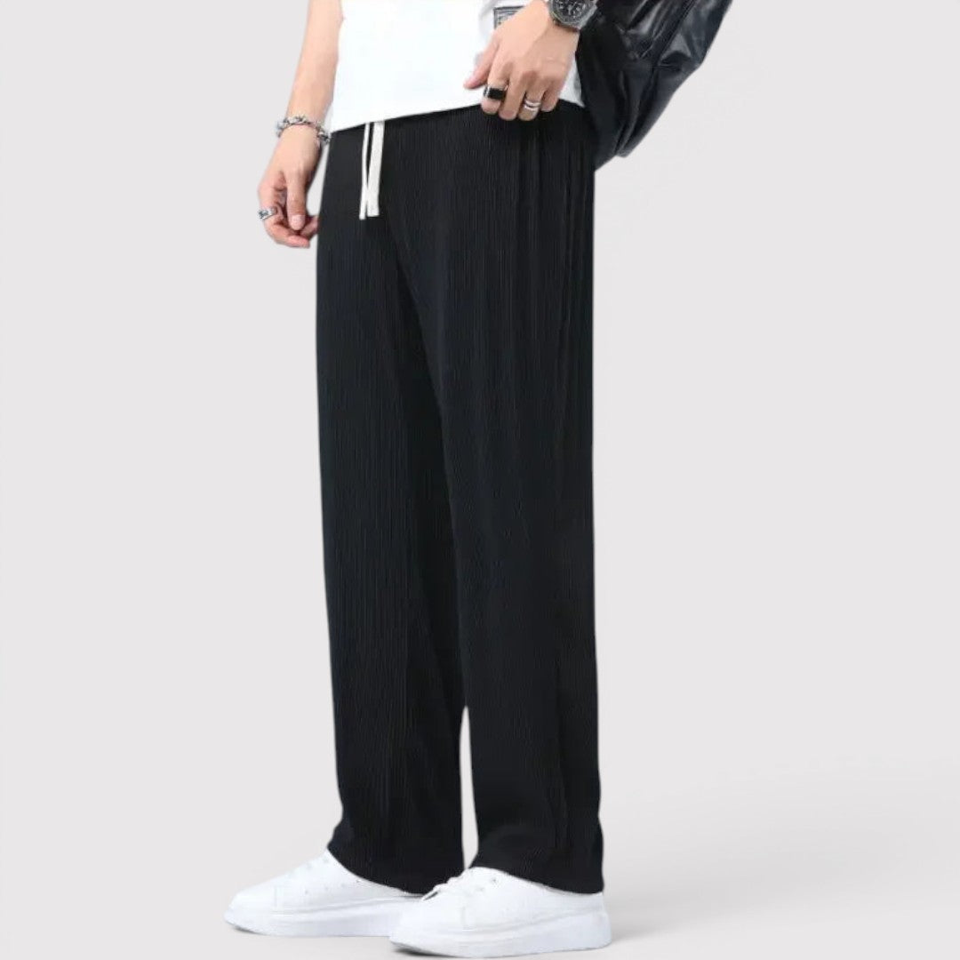 Fiete™ | Gestreifte Hose mit Kordelzug