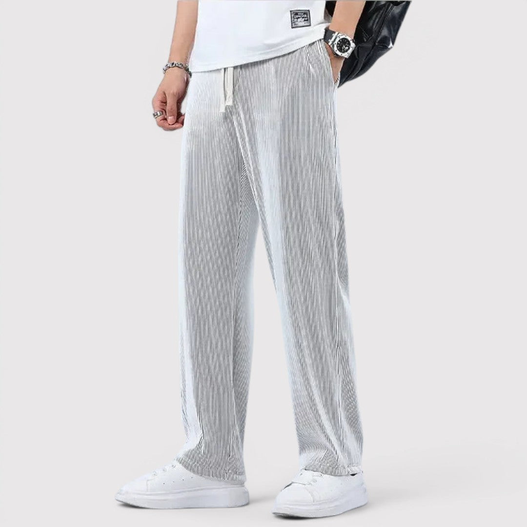 Fiete™ | Gestreifte Hose mit Kordelzug